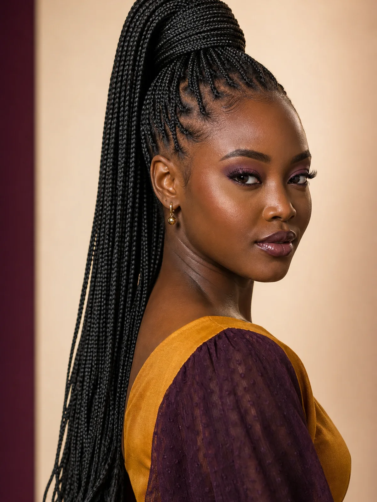 Sculptural braids by TEOS Hairpire