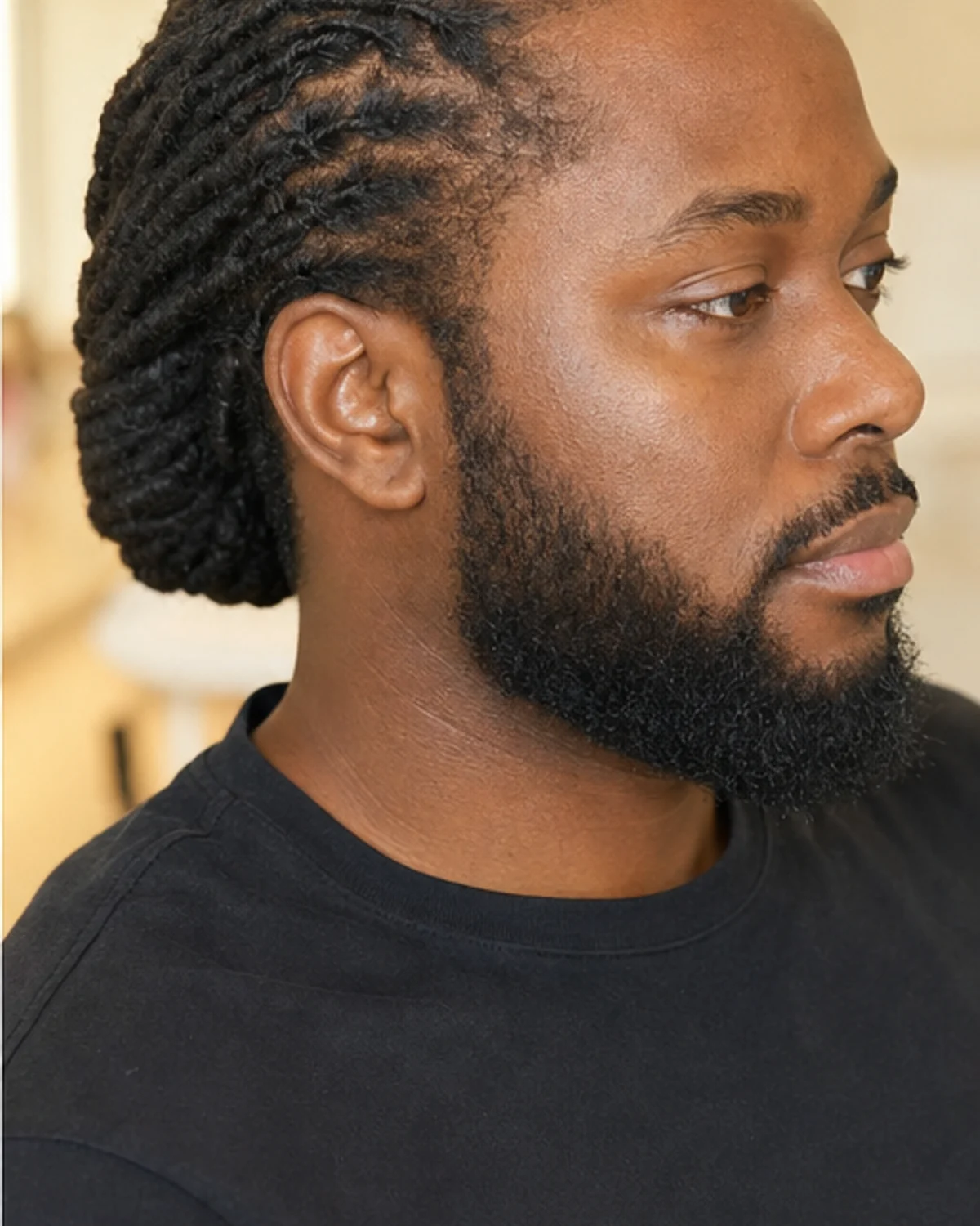 Locs with movement after styling by Chioma Okafor
